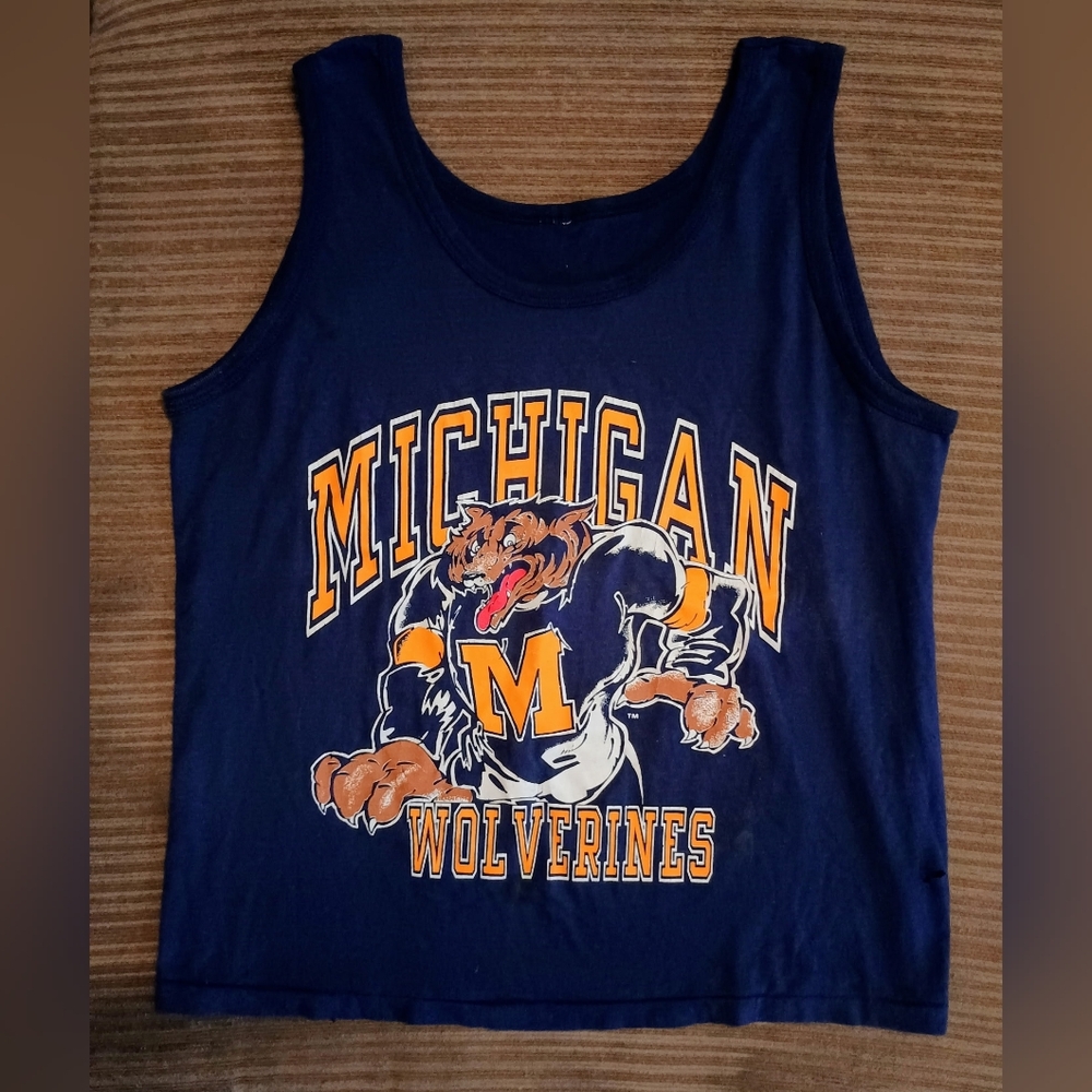Vintage Michigan Wolverines Tank Top